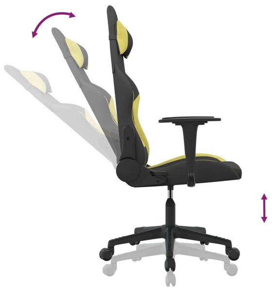 Gamer Szövet Gamer szék - Fekete-Sárga