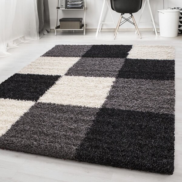 Fekete-fehér szőnyeg 60x110 cm Life – Ayyildiz Carpets