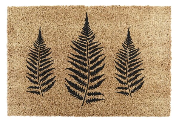 Kókuszrost lábtörlő 40x60 cm Fern Leaf – Artsy Doormats