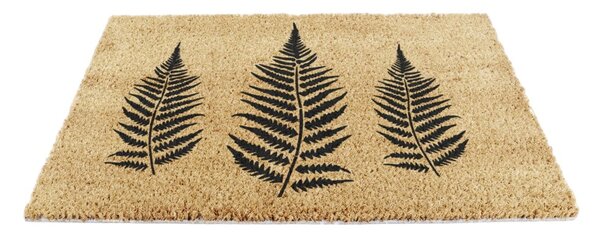 Kókuszrost lábtörlő 40x60 cm Fern Leaf – Artsy Doormats