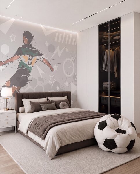 Fotótapéta Labdarúgó, sportoló, Fotótapéta tini szoba, Fotótapéta tini szoba futball, w04763 : Uwalls.hu