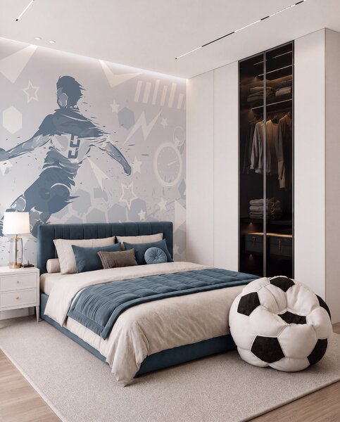 Fotótapéta Labdarúgó, sportoló, Fotótapéta tini szoba, Fotótapéta tini szoba futball, w04763v1 : Uwalls.hu