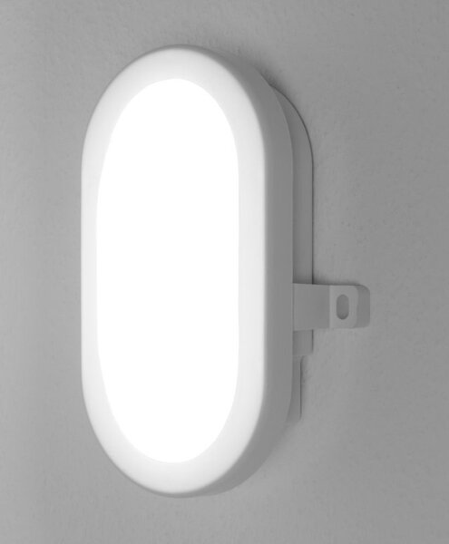 LEDVANCE LED BULKHEAD 6W 4000K White, kültéri, fehér Por- és páramentes fali lámpa, 5.5 W, foglalat: LED modul, IP54 védelem, 4000 K színhőmérséklet, 450 lm fényerő, 3 év garancia 4058075271586