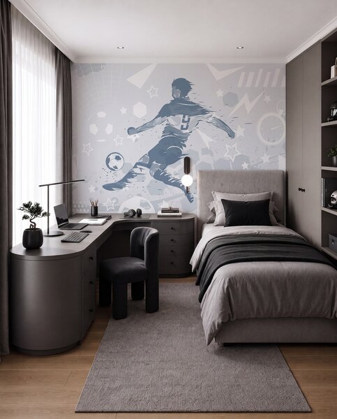 Fotótapéta Labdarúgó, sportoló, Fotótapéta tini szoba, Fotótapéta tini szoba futball, w04763v1 : Uwalls.hu