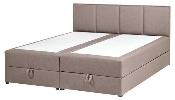 Boxspring ágy tárolóval BARONET 160 x 200 cm Tópszín