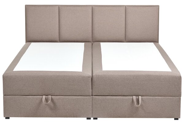 Boxspring ágy tárolóval BARONET 160 x 200 cm Tópszín