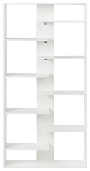8 szintes könyvespolc FONTAS 180 cm Fehér