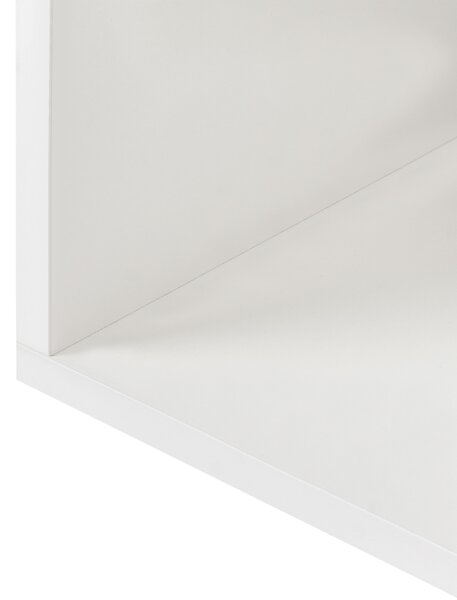 8 szintes könyvespolc FONTAS 180 cm Fehér