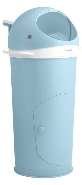 Világoskék műanyag szemetes pelenkákhoz 25 l Whale – Kindsgut