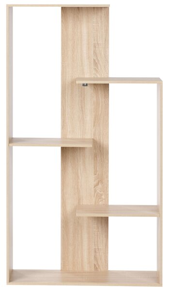 Háromszintes könyvespolc KAHNTAH 163 cm Világosbarna