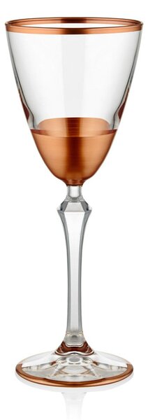 Glam Bronze 6 db-os pezsgős pohár készlet, 200 ml - Mia