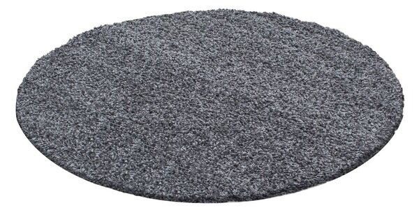 Sötétszürke kerek szőnyeg ø 120 cm Life – Ayyildiz Carpets