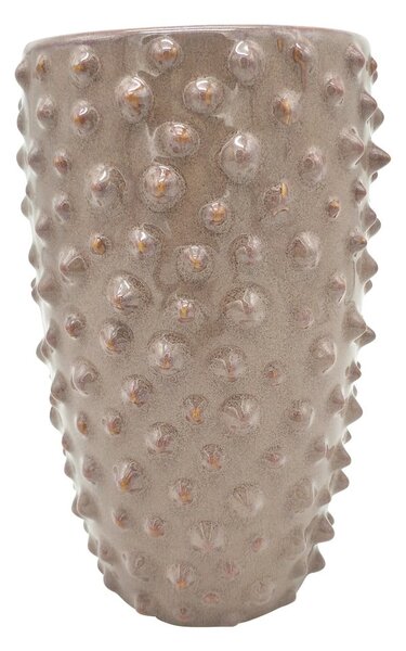 Spotted szürkésrózsaszín kerámia váza, magasság 25 cm - PT LIVING