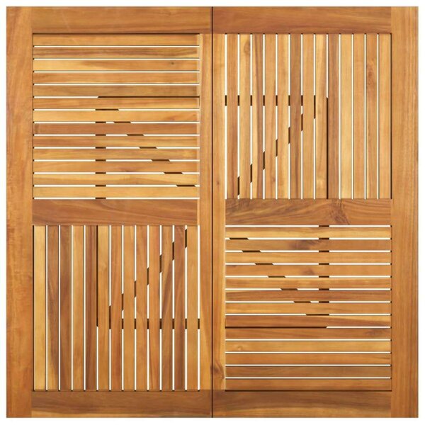 Akácfa Kerti Asztal - Négyzet alakú - 110x110x75 cm