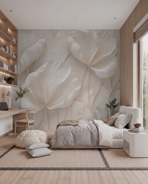 Fotótapéta Formázott, lágy szirmú virágok, 3d fotótapéta, Fotótapéta 3d virágok, w05355 : Uwalls.hu