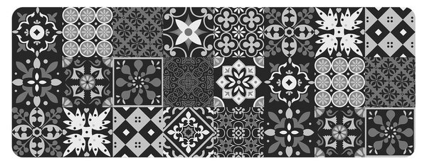 Fekete PVC futószőnyeg 45x120 cm Salou – douceur d'intérieur