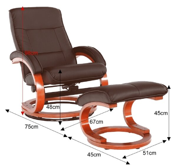 Relaxációs fotel Ryan TC3 030