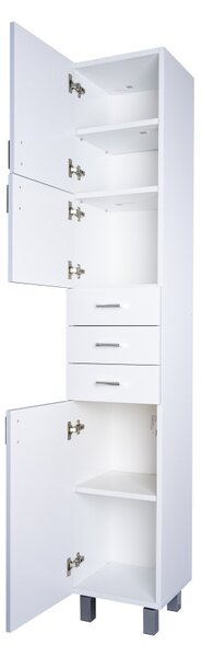 Viva STYLE fürdőszobai ÁLLÓSZEKRÉNY 192 magas POLCOS - BALOS - 35 x 33 x 192 cm
