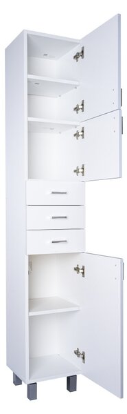 Viva STYLE fürdőszobai ÁLLÓSZEKRÉNY 192 magas POLCOS - JOBBOS - 35 x 33 x 192 cm