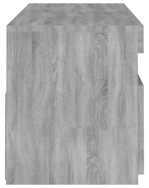 Sonoma Szürke LED-es TV Szekrény - 120x35x40 cm