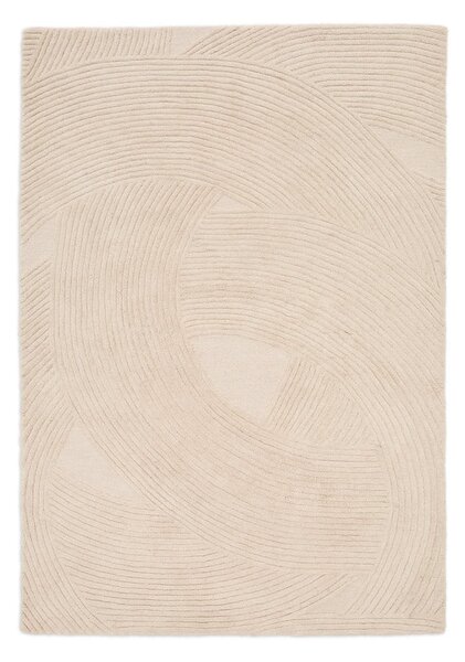 Krémszínű kézi szövésű gyapjú szőnyeg 200x300 cm Domm – Kave Home