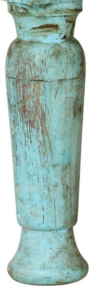 Újrahasznosított Fa Dohányzóasztal - Antik Stílus - 110x50x34 cm