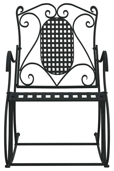 Fekete acél hintapad 84 cm