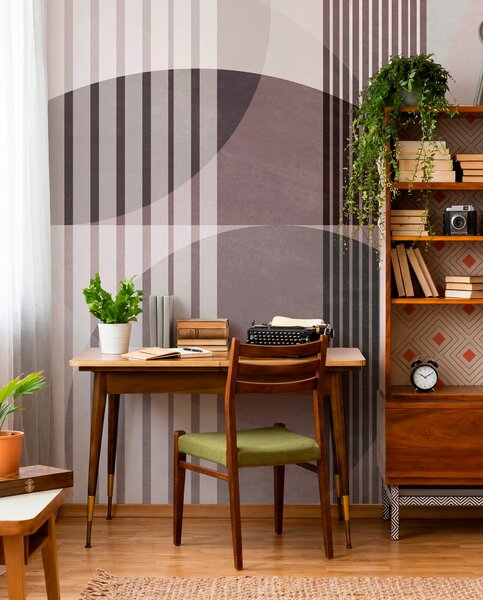 Fotótapéta Absztrakt geometriai alakzatok körökkel és vonalakkal, visszafogott színekkel, texturált,, Fotótapéta geometria, w09834v1 : Uwalls.hu