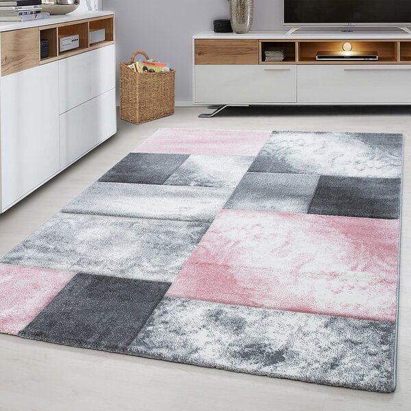 Rózsaszín-szürke szőnyeg 80x150 cm Hawaii – Ayyildiz Carpets