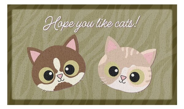 Lábtörlő 40x70 cm Hope You Like Cats – Artsy Doormats