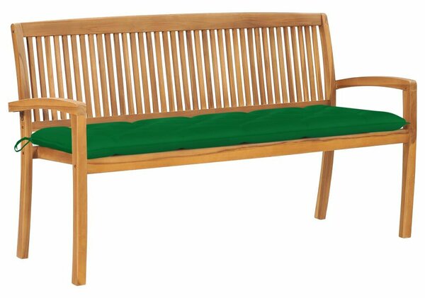 Teakfa Kerti Pad - 159 cm - Párnával