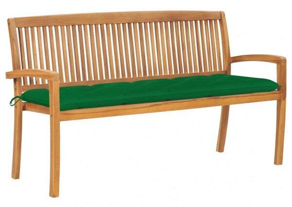 Teakfa Kerti Pad - 159 cm - Párnával