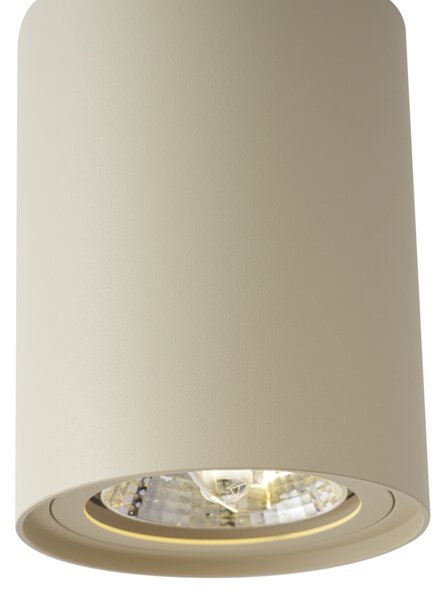 Modern bézs függőlámpa fehérrel, 1 fázisú sínrendszerhez GU10 70mm - Iconic Holt