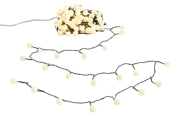 Karácsonyi fényfüzér zöld, 100 LED-del, fehér, 5m, IP44 - Dasher