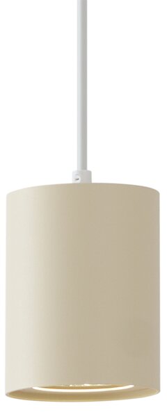 Modern bézs függőlámpa fehérrel, 1 fázisú sínrendszerhez GU10 70mm - Iconic Holt