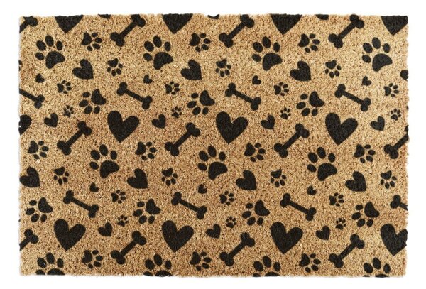 Kókuszrost lábtörlő 40x60 cm Paws and Bones – Artsy Doormats