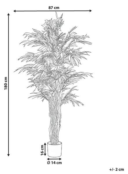 Műnövény WILLOW TREE 180 cm