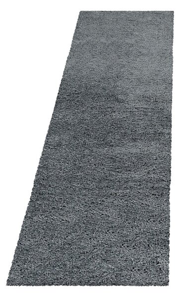Szürke futószőnyeg 80x250 cm Fluffy – Ayyildiz Carpets