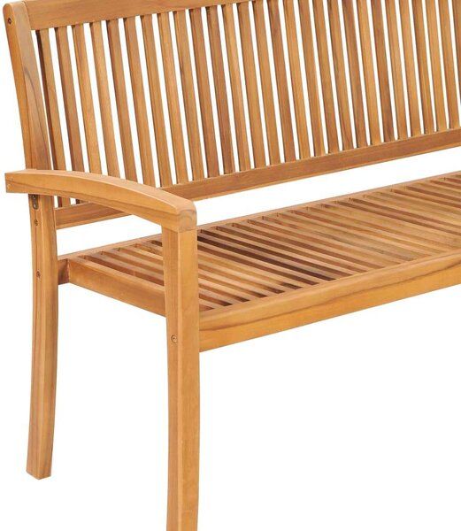 Teakfa Kerti Pad - 159 cm - Párnával
