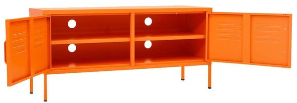 Acél TV-szekrény - Narancssárga - 105x35x50 cm