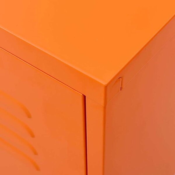Acél TV-szekrény - Narancssárga - 105x35x50 cm
