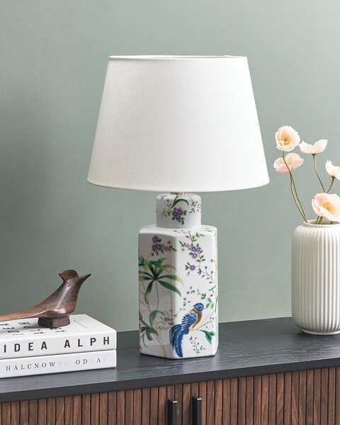 Asztali lámpa CAVADO Porcelán Fehér