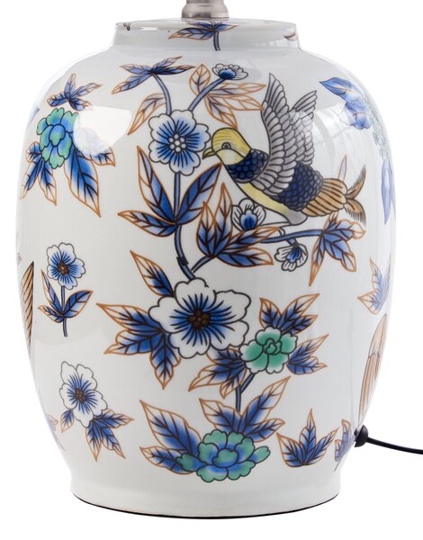 Asztali lámpa SUNJA Porcelán Fehér/kék
