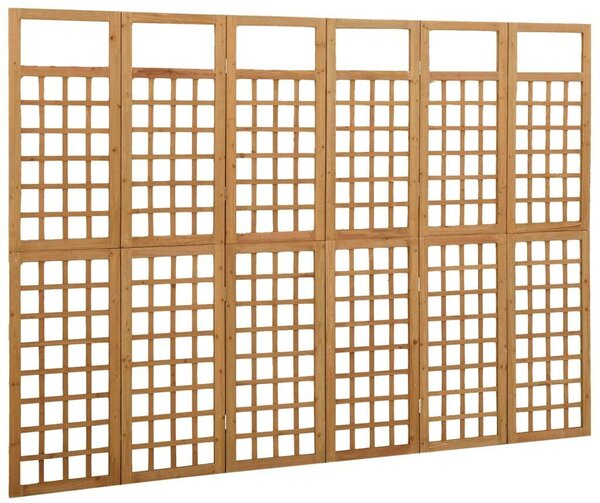Vidaxl - Fenyőfa Térelválasztó - Lugasrács - 242,5x180 cm