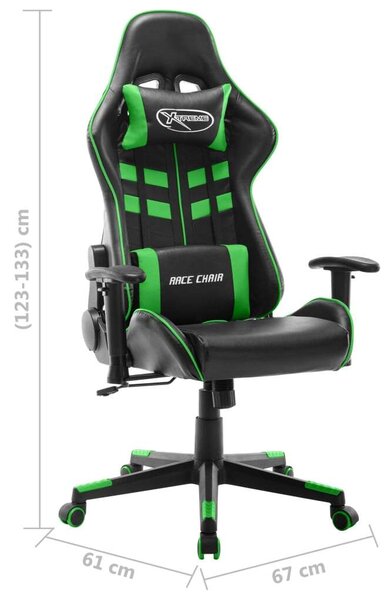 Xtreme Racing Gamer Szék - Fekete-Zöld