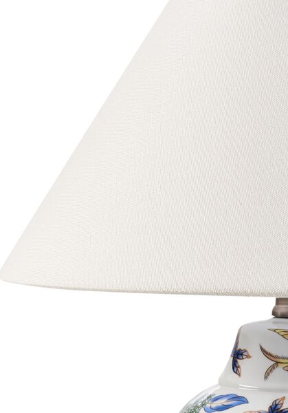 Asztali lámpa MORACA Porcelán Fehér/kék
