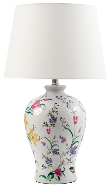 Asztali lámpa FEBROS Porcelán Fehér