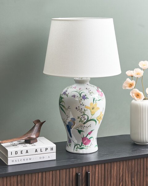 Asztali lámpa FEBROS Porcelán Fehér