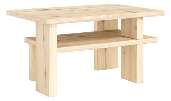 Natúr színű borovi fenyő dohányzóasztal 45x68 cm Japan – Karup Design