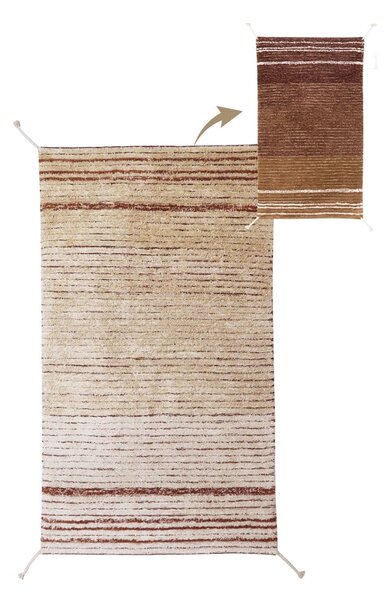 Téglavörös pamut szőnyeg 80x140 cm Twin Toffee – Lorena Canals